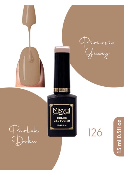 Kalıcı Oje, Uv LED Kalıcı Oje Nail Art 15ML