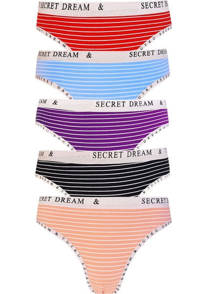 5li Kadın Pamuklu Secret Bikini Külot Iç Çamaşırı Kaliteli Diana modelleri