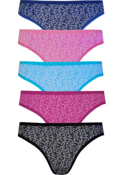 5li Kadın Pamuklu Renkli Bikini Külot Iç Çamaşırı Kaliteli Deyzi fiyatları