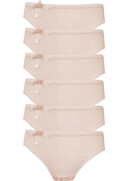 6lı Kadın Bikini Külot Pamuklu Renkli Ekonomik Rahat