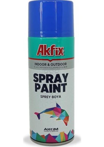 Parlak Mavi RAL5010 Akrilik Sprey Boya 400ML