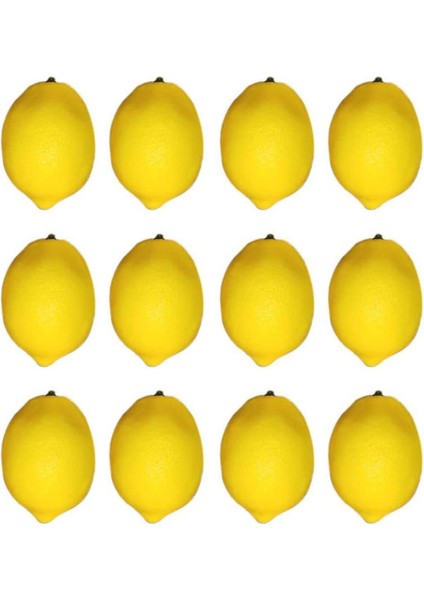 12 Yapay Sarı Limon 2.9 "x 2" (Yurt Dışından) fiyatları