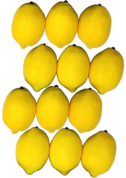 12 Yapay Sarı Limon 2.9 "x 2" (Yurt Dışından) indirimleri
