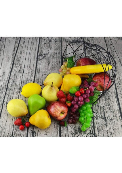 4 Demet Yapay Üzüm Yapay Meyve Evi Mutfak Parti Dekorasyonu Siyah Kırmızı Yeşil Mor (Yurt Dışından) modelleri