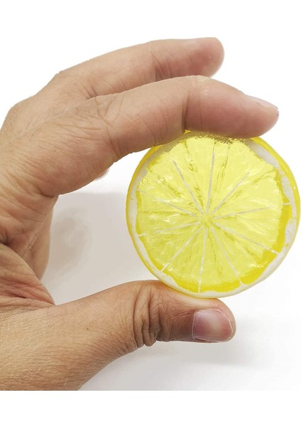 40 Adet Simülasyon Limon Dilimi Plastik Yapay Meyve Mini Modeli Sarı (Yurt Dışından) indirimleri