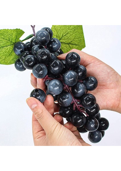 3 Yapay Üzüm Simülasyon Plastik Üzüm Torbası 24 Üzüm/set Siyah Yeşil Akik (Yurt Dışından) fırsatları