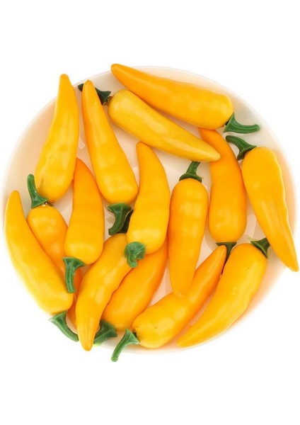 60 Adet Yapay Mını Biber Biber Yapay Sebze Modeli Gıda Oyuncak Ev Mutfak Partisi Noel Dekorasyonu Için Kırmızı Yeşil Sarı (Yurt Dışından) fırsatları