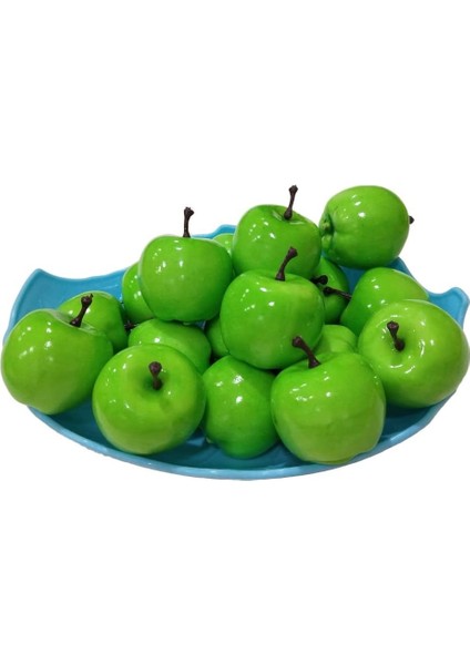 20 Adet Yapay Simülasyon 1.3 "mini Yeşil Elma Yapay Meyve Fotoğraf Sahne Modeli Yeşil (Yurt Dışından) fiyatları