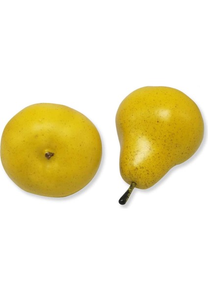 6 Adet Yapay Armut Yapay Meyve Modeli Ev Mutfak Parti Dekorasyon Sarı Armut (Yurt Dışından) modelleri