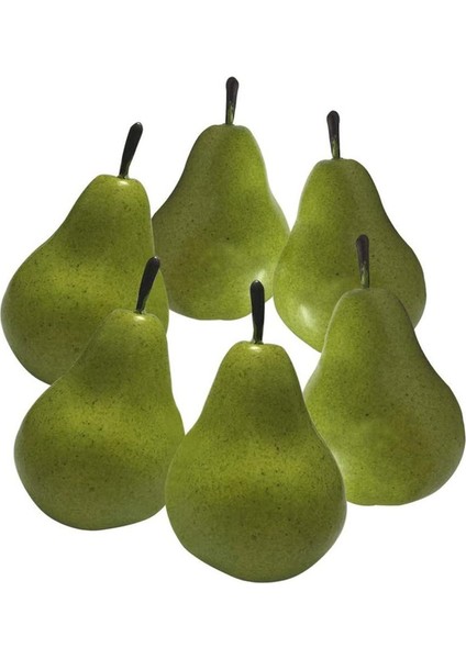 6 Adet Yapay Armut Yapay Meyve Modeli Ev Mutfak Parti Dekorasyon Yeşil Armut (Yurt Dışından) fiyatları
