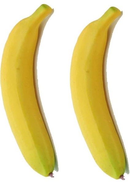 2 Adet Büyük Yapay Muz Dekoratif Meyve 19.5cm (Yurt Dışından) indirimleri