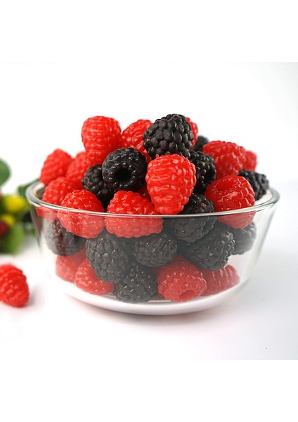 20 Yapay Ahududu Meyvesi Kırmızı+Siyah (Yurt Dışından) fiyatları