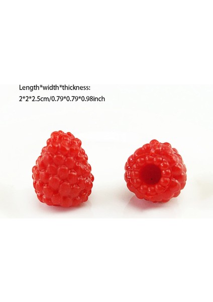 20 Yapay Ahududu Meyvesi Kırmızı+Siyah (Yurt Dışından) modelleri