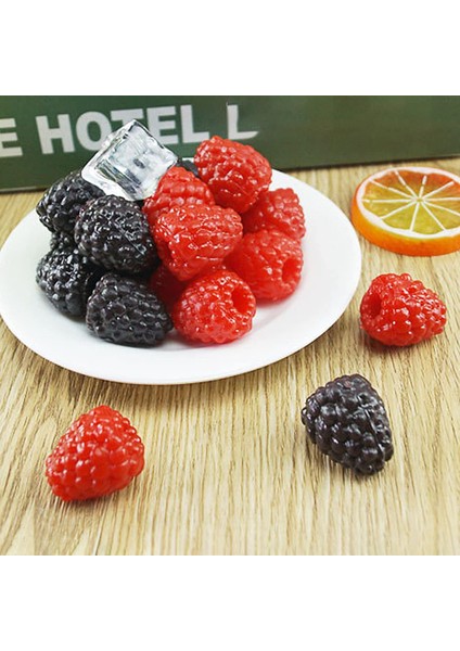 20 Yapay Ahududu Meyvesi Kırmızı+Siyah (Yurt Dışından) indirimleri