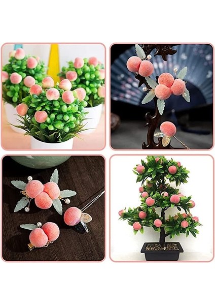 50 Mini Yapay Meyve Şeftali Dekorasyonu 3.5cm (Yurt Dışından) modelleri
