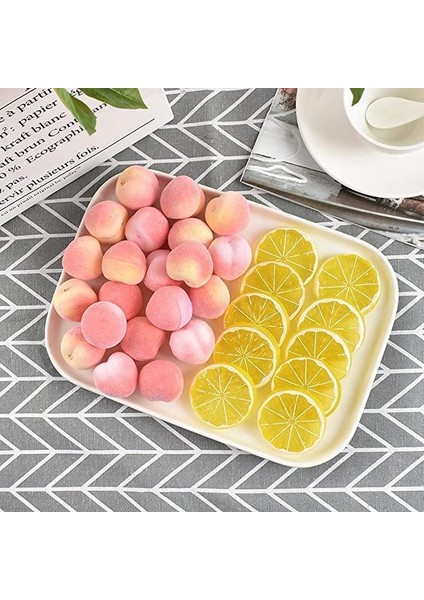 50 Mini Yapay Meyve Şeftali Dekorasyonu 3.5cm (Yurt Dışından) fırsatları