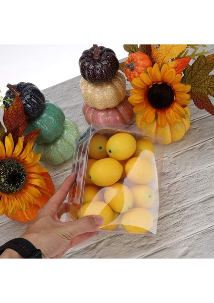 24 Adet Yapay Meyve Sarı Limon Dekorasyonu Sarı 2,2 Inç (Yurt Dışından) indirimleri