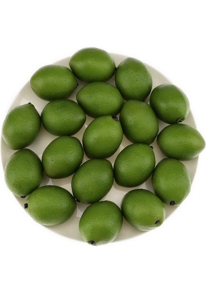 24 Parça Yapay Limon Dekorasyonu Yeşil 2,2 Inç (Yurt Dışından) fiyatları