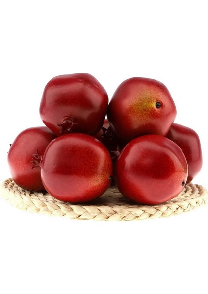 6 Adet Yapay Nar Dekorasyon Yapay Nar Meyve Ev Partisi Mutfak Için Noel Festivali Gösterisi (Yurt Dışından)