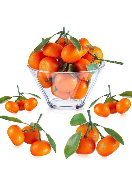 5 Yapay Portakal Meyve Tepsisi Sadece Turuncu (Yurt Dışından)