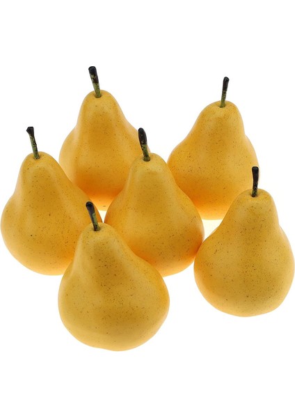 6 Adet Yapay Armut Dekorasyon Yapay Meyve Ev Partisi Mutfak Için Noel Yeni Yıl Gösterisi (Yurt Dışından)