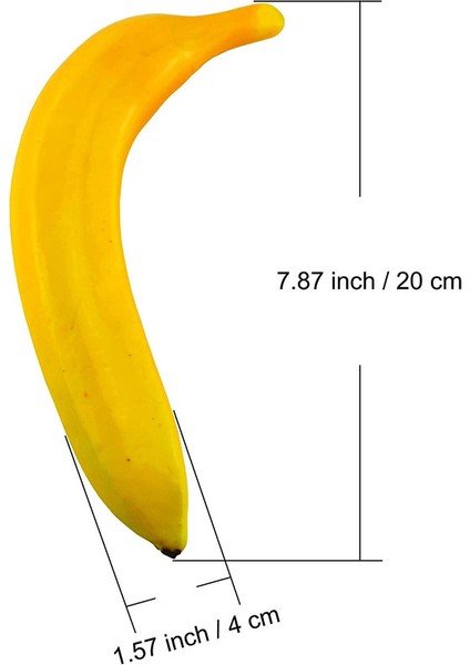 12 Adet Yapay Sarı Muz Simülasyon Yapay Meyve Ev Mutfak Dekorasyon Seti (Yurt Dışından) fiyatları