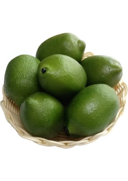 Parti Düğün Için 5 Büyük Yapay Limes Dekoratif Meyve Simülasyon Meyve Ev Dekorasyonu (Yurt Dışından)