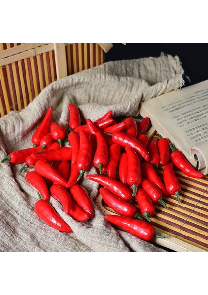 50 Adet Yapay Kırmızı Biber Simülasyon Sıcak Biber Yapay Sebze Modeli Gıda Ev Mutfak Partisi Için Pub Dekorasyon Süs (Yurt Dışından) indirimleri