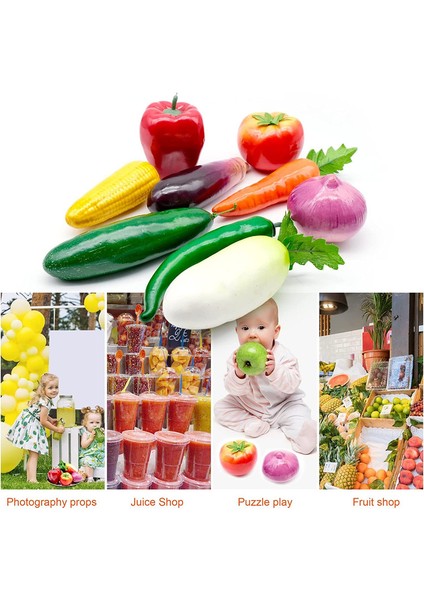 9 Adet Yapay Köpük Sebze Simülasyon Sebze Dekorasyonu Ev Partisi/festival Ekranı Için (Yurt Dışından) modelleri