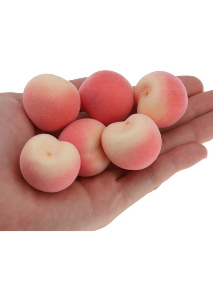 27 Mini Yapay Plastik Şeftali Süslemeleri (Yurt Dışından) fırsatları