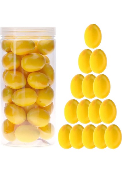 27 Mini Yapay Plastik Limon Süsleri Sadece Limonlar (Yurt Dışından)