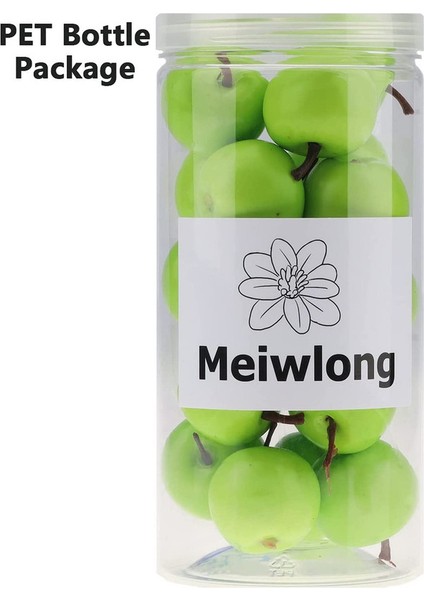 27 Mini Yapay Plastik Yeşil Elma Süslemesi Yalnızca Elma (Yurt Dışından) modelleri