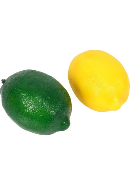 8 Paket Yapay Limon Limes Meyve Ev Mutfak Parti Dekorasyonu Için Sarı + Yeşil (Yurt Dışından) fiyatları