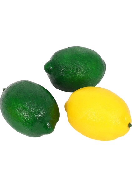 8 Paket Yapay Limon Limes Meyve Ev Mutfak Parti Dekorasyonu Için Sarı + Yeşil (Yurt Dışından) indirimleri
