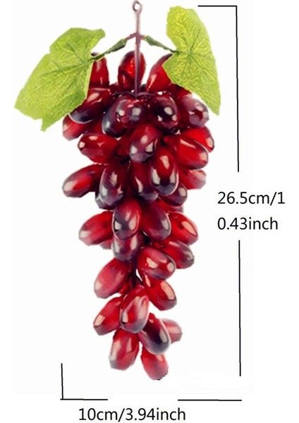 1 Adet 60 Büyük Uzun Üzüm Mor Yapay Meyve Modeli Ev Mutfak Parti Dekorasyon (Yurt Dışından) indirimleri