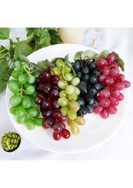 1 Adet 60 Büyük Uzun Yeşil Kuru Üzüm Yapay Meyve Modeli Ev Mutfak Parti Dekorasyon (Yurt Dışından) fırsatları