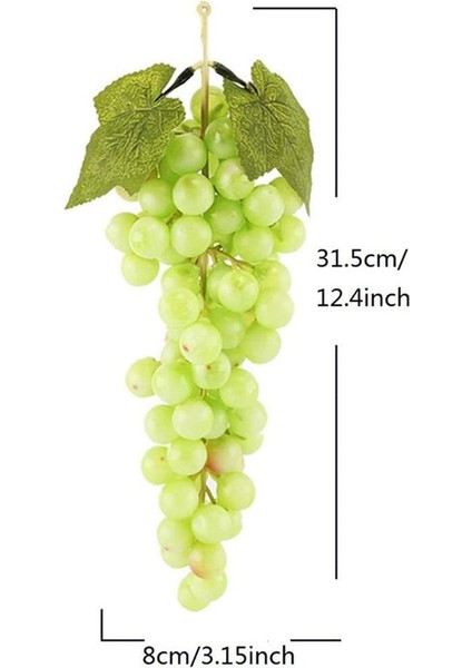 1 Adet 85 Büyük Yuvarlak Yeşil Üzüm Yapay Meyve Modeli Ev Mutfak Parti Dekorasyon (Yurt Dışından) indirimleri