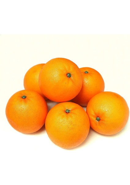 6 Lot Yapay Meyve Dekoru Portakal (Yurt Dışından)