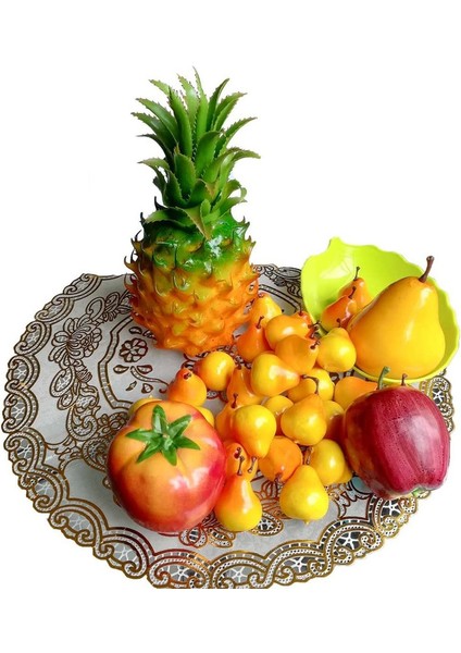 40 Adet Yapay Simülasyon 1.3 "mini Sarı Armut Yapay Meyve Fotoğraf Sahne Modeli (Yurt Dışından) indirimleri