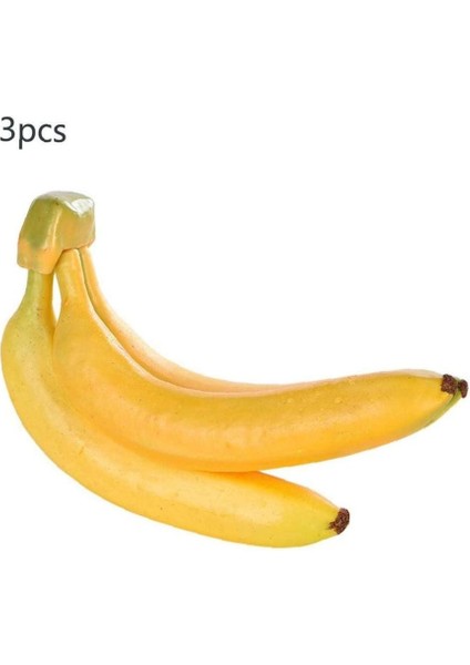 Yapay Sarı Muz Meyve Dükkanı Ekran Dekorasyon Of 3 Kafa Muz (Yurt Dışından) fırsatları