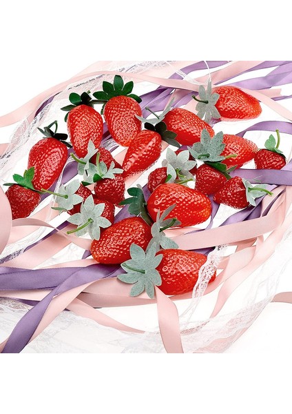 20 Yapay Çilek Meyve Süsleri (Yurt Dışından) indirimleri