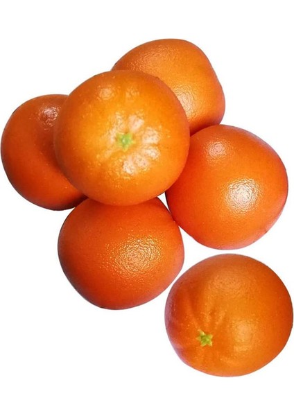 6 Adet Yapay Turuncu Yapay Meyve Modeli Mandalina Ev Mutfak Parti Süs Dekorasyon (Yurt Dışından) fırsatları