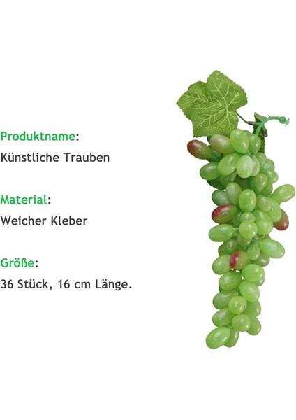 8 Adet Dekorasyon Için Yapay Plastik Meyveler Yapay Üzüm Salkımları (Yurt Dışından) fiyatları