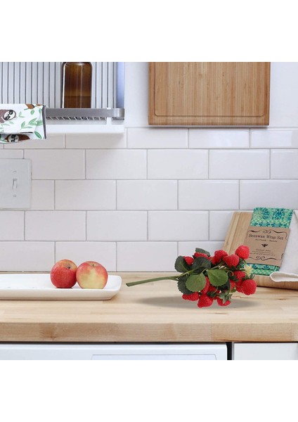 Yaprak Meyve Dekorasyonu ile Asılı Yapay Köpük Çilek Berry (Yurt Dışından) modelleri