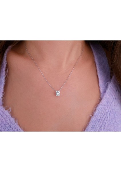 Triniti Baget Pırlanta Kolye 0417P0055 modelleri