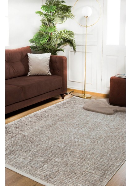Moncegorsk Bej Modern Dijital Baskı Halı
