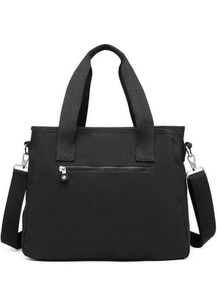 Krinkıl Siyah Kumaş Kadın Omuz Çantası SMB3110 fiyatları