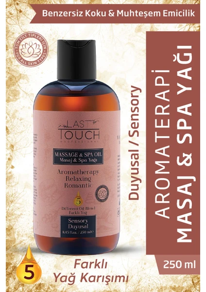 LAST TOUCH Masaj Yağı Aromaterapi Duyusal Seans 250 ML