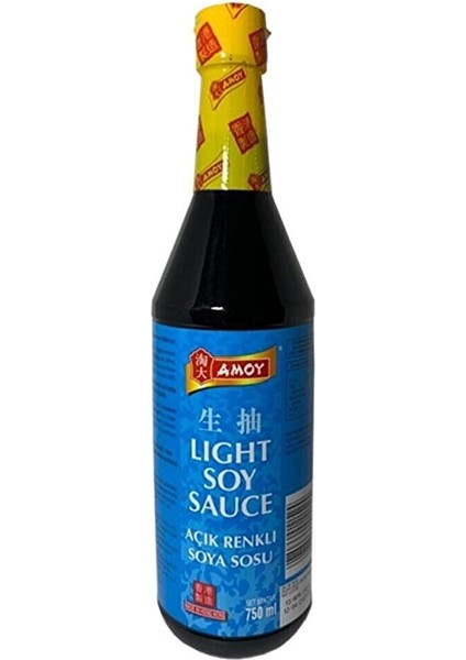 Amoy Light (Açık Renkli) Soya Sosu 750 ml 2 Adet