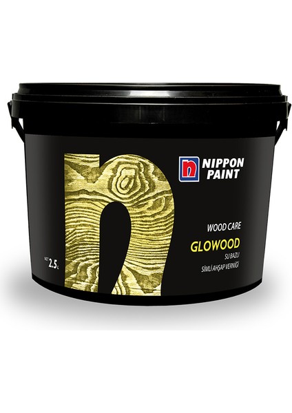 Paint Gloowod Su Bazlı Simli Ahşap Verniği 2,5 Litre